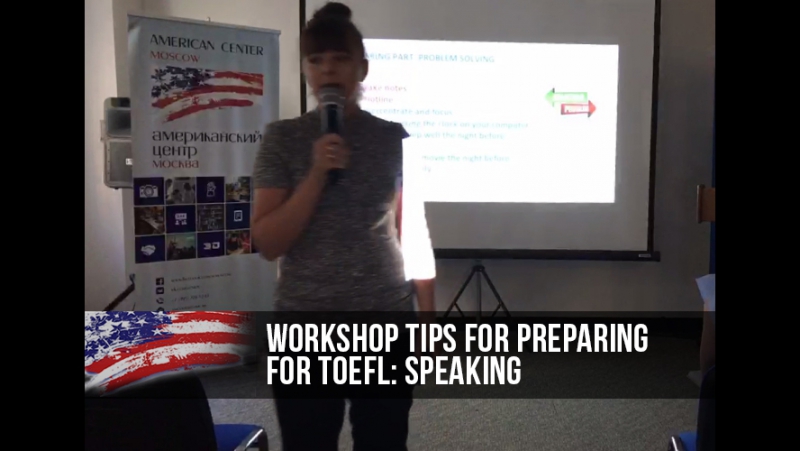 Workshop tips for preparing for toefl speaking