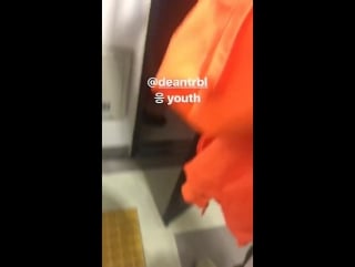 170730 aw boy ig story with dean wearing a tank top