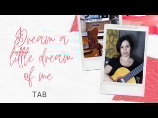 Dream a little dream of me natalia kiselyova (solo jazz guitar)