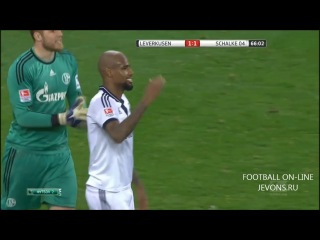 Байер 04 шальке 04 12 (горецка 28, сантана 66 аг, хунтелаар 74)