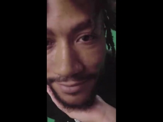 Деррик роуз снимает ролик в китае (derrick rose)