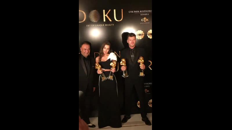 Kıvanç tatlıtuğ ve bensu soral 24 altın objektif ödüllerinden (pt 3)