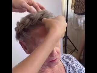 Прическа для бабули (