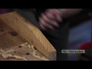 Coat hanger with secret wedged tenons