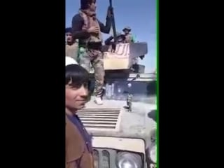 Breaking 6 ana soldiers joined taliban with armored humvee in ghazni province this is before end of taliban govt ceasefir