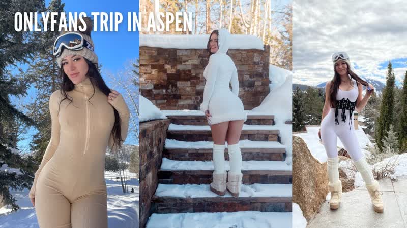 Aspen vlog behind the scenes of an onlyfans content trip!