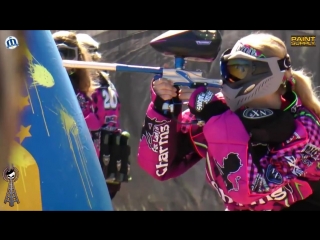 Paintball action die fat ladys charms auf der millennium series in puget 2013 by paintball channel