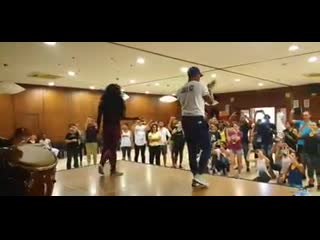 Afro greechen mendez y julio napolis