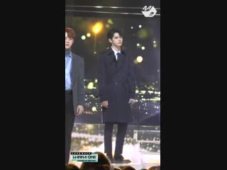 181122 • wanna one 12th star (seongwu fancam) • comeback show m2 fancam