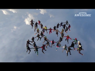 Skydivers have way too much fun