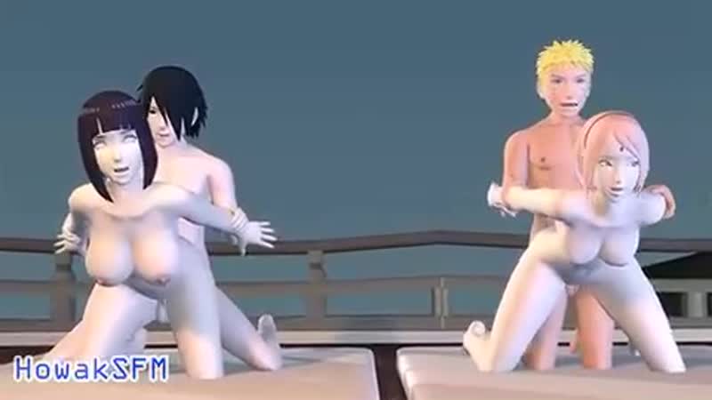 Naruto uzumaki x sakura haruno x sasuke uchiha x hinata hyuuga swingers party; milf; 3d sex porno hentai; [naruto | boruto]