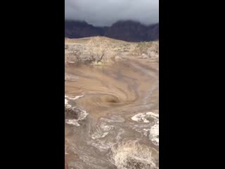 🔥 whirlpools in the las vegas desert emerge after heavy rainfall 🔥