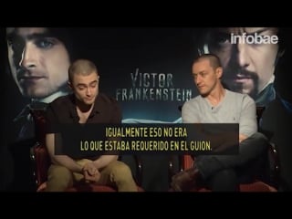 A solas con daniel radcliffe y james mcavoy por víctor frankenstein