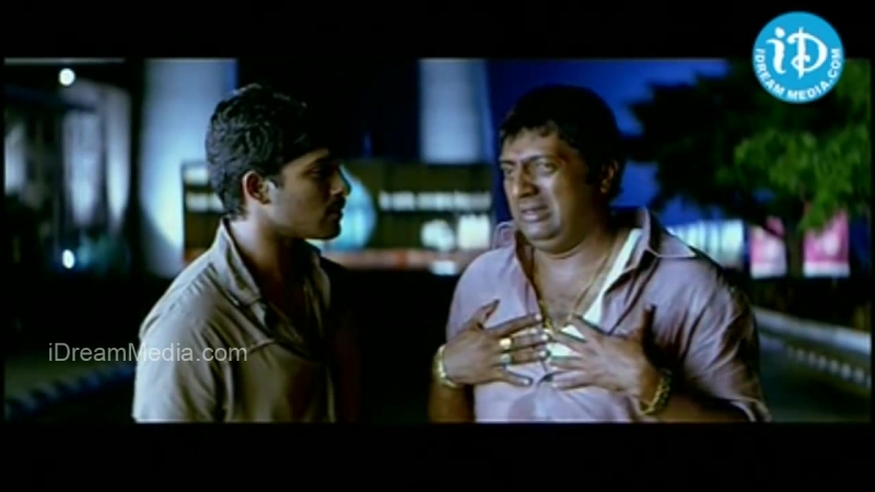 Prakash raj, allu arjun emotional scene parugu movie