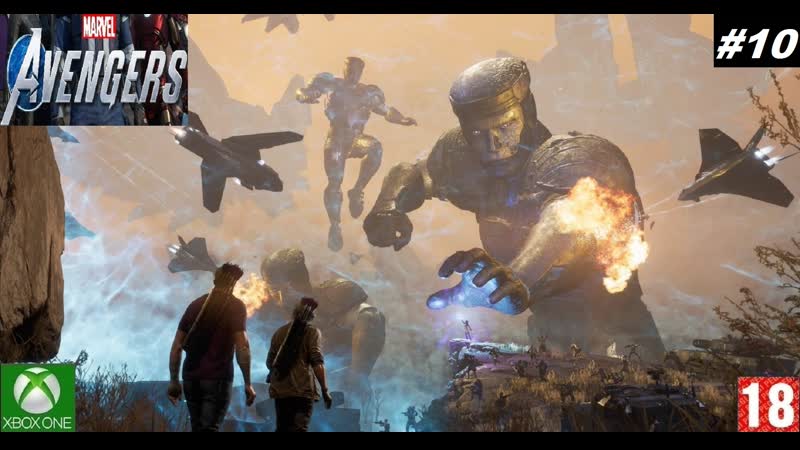 Marvels avengers (xbox one) прохождение #10, не светлое будущее, dlc (без комментариев)
