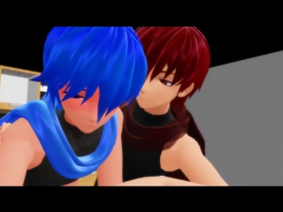 【mmd】akaito x kaito treasure