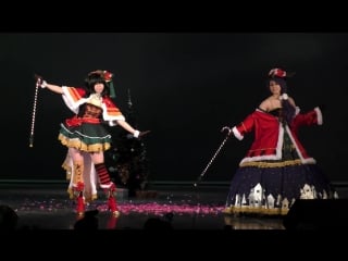 Anicon 2018 групповое game дефиле #6 yumi, nanika love live! school idol festival!