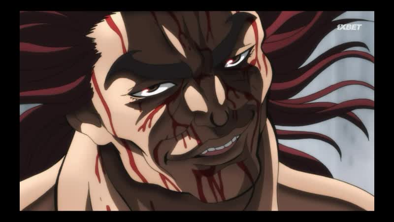 Аниме боец баки момент из 4 сезона ханма юдзиро 😅