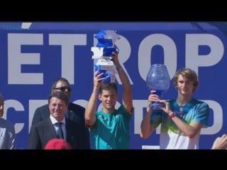 Alexander zverev vs dominic thiem ceremony nice 2016