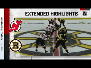New jersey devils vs boston bruins preseason game, oct 8, 2022 highlights