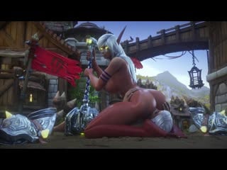 Human x porn elf yuri; lesbian; oral sex; kunilingus; licking; big ass; ass view; 3d sex porno hentai; [world of warcraft]