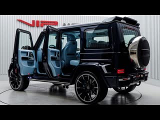 2023 blue mercedes amg g63 brabus g800 savage luxury suv in detail!