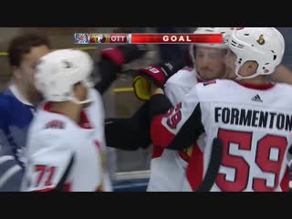 Thomas chabot puts puck through igor ozhiganov’s legs to score beauty against frederik andersen