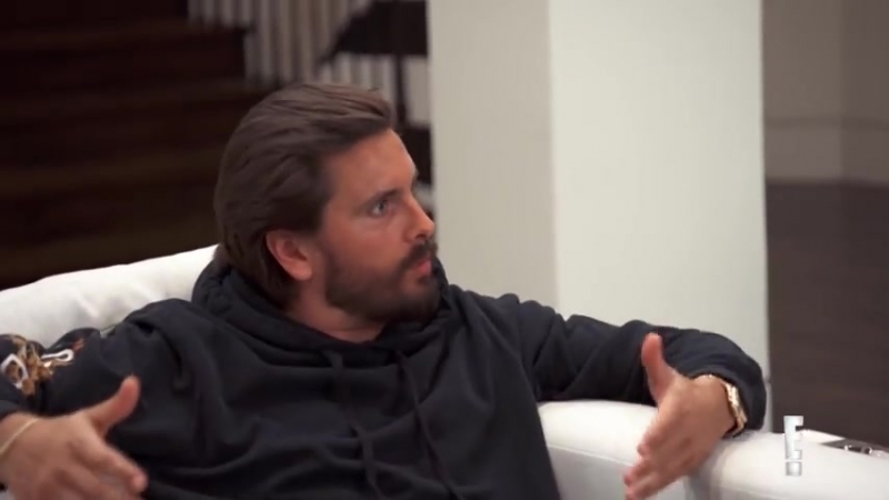 Scott disick and kourtney kardashians tense stand off