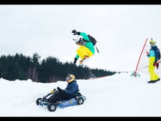 Kart vs snowboard карт против сноуборда