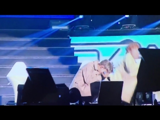 Jimin fell off the chair and then hoseok imitated him i love them