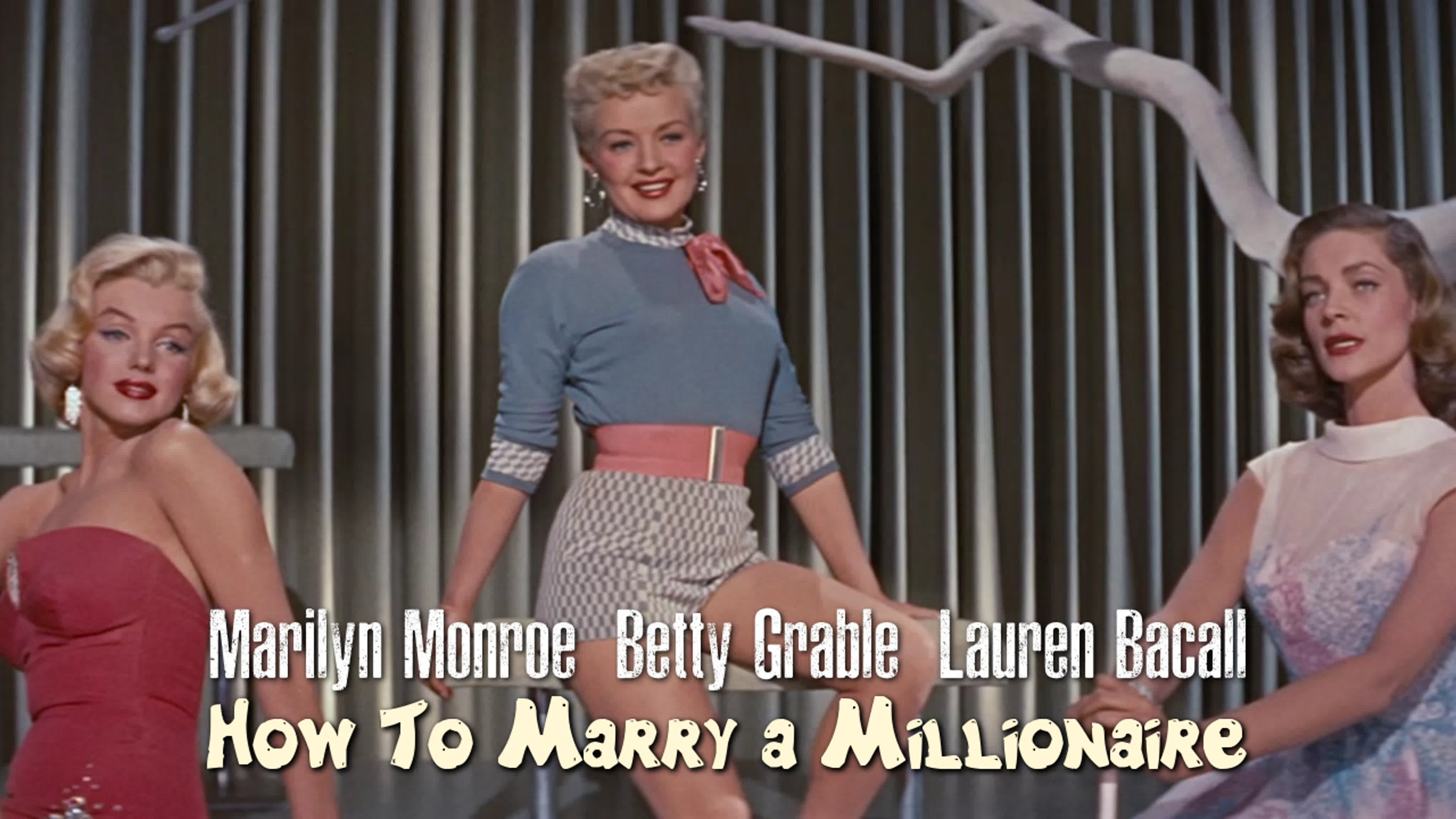 4096px x 2304px - Betty grable, lauren bacall, marilyn monroe fashion (how to marry a  millionaire, 1953)