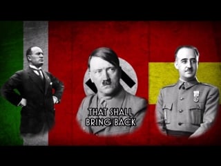 I tre condottieri mussolini, hitler, franco