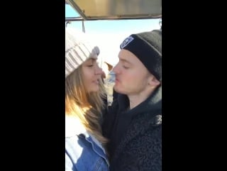 31/12 | josephine skriver and alexander deleon via @bohnes' instagram story