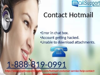 Customer service for hotmail 1 888 819 0991 at a market leading price tag