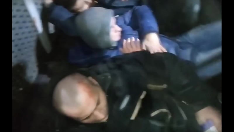 Титушки из днепра, получили "люлей" от предпринимателей киева (23 12 2016)