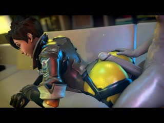 Tracer buttjob; thighjob; masturbation; assjob; ass view; big ass; 3d sex porno hentai; [overwatch]