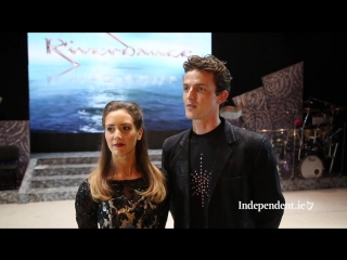 Behind the scenes at riverdance on 20th anniversary (riverdance lead dancers brendan dorris and chloey turner )