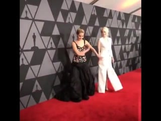 Emma stone and jlaw on the red carpet