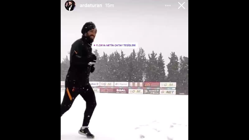 Kaptan arda turan, takım izinli olmasına rağmen florya’da çalışmalarına devam ediyor