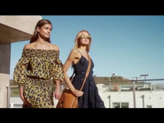 Romee strijd & tpornr hill for michael kors, summer 2017 camapign