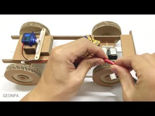How to make a rc car (willys military jeep) with cardboard – remote control ca