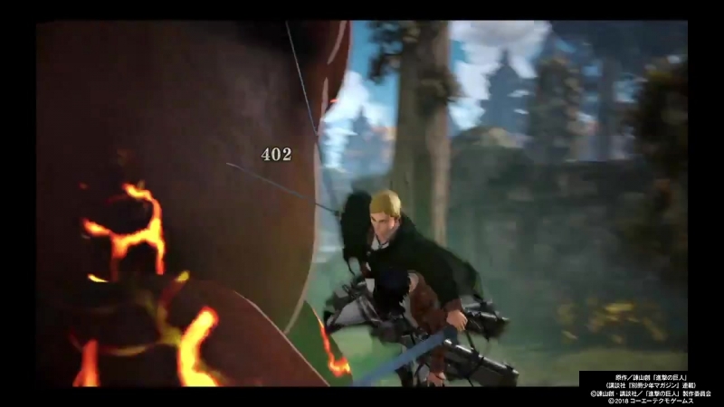 Erwin saves levi [aot 2 koei tecmo]