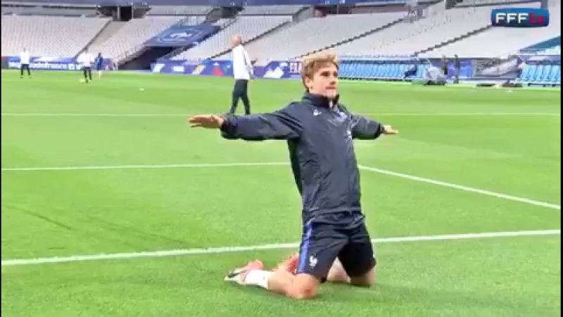 Goal griezmann on training ftance nt 👊🏼🇫🇷
