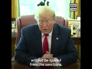 Trump said hes placing new sanctions on irans ayatollah khomeini he died in 1989