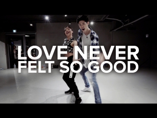 1million dance studio love never felt so good michael jackson / bongyoung park & may j lee choreography