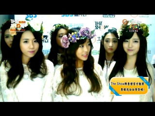 141118 | lovelyz warm up time | the show