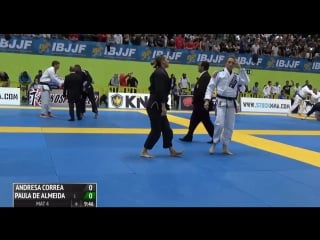 Andresa correa vs paula de almeida absolute 2016 ibjjf europeans