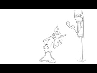 Daffy duck animation test yonatan tal