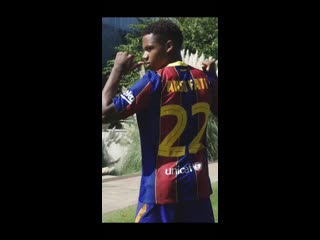 Ansu fati new number 22