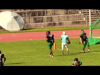 #2 aaron a feaver highlights wr rb db qb angels toruń